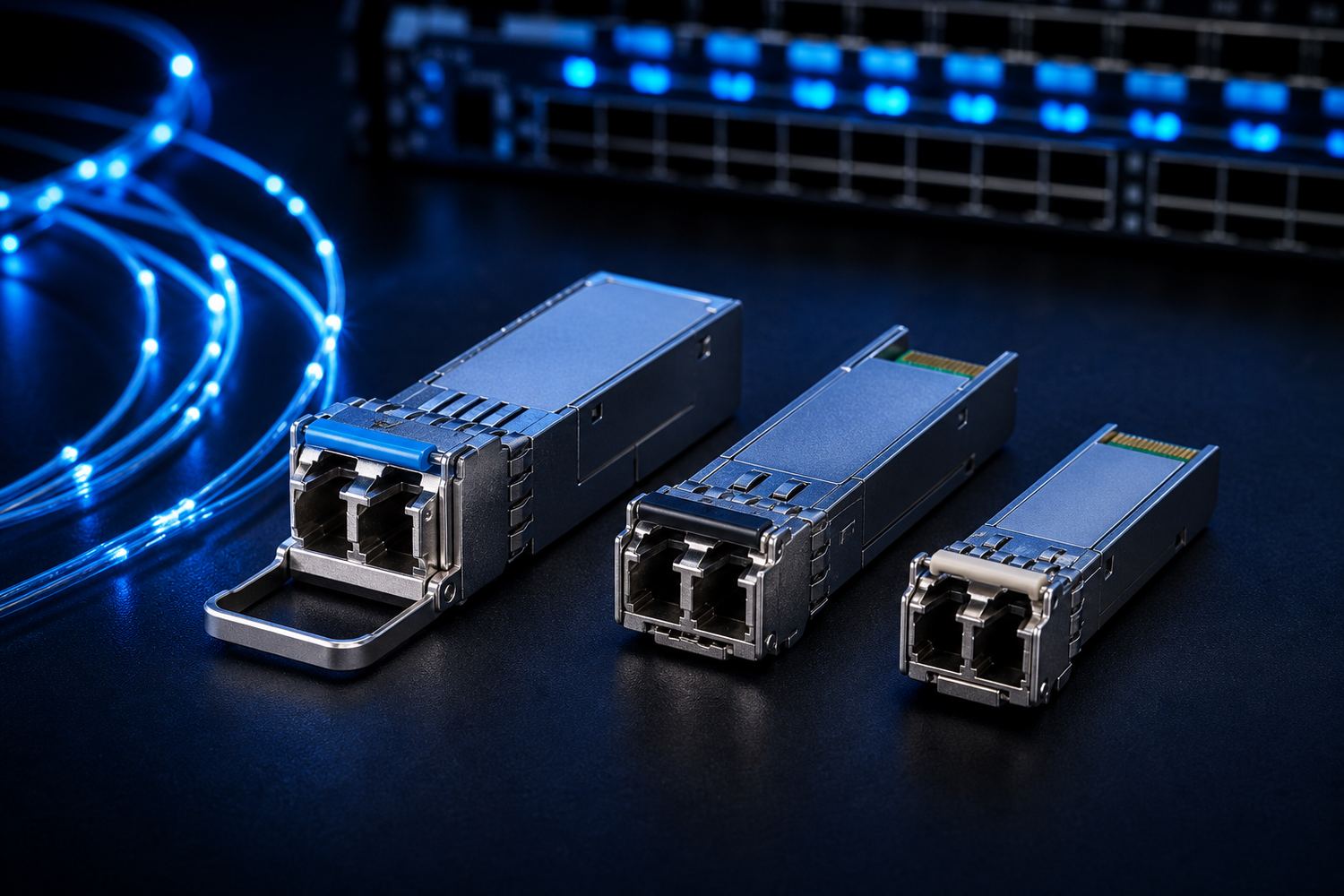 GBICs e transceivers ópticos