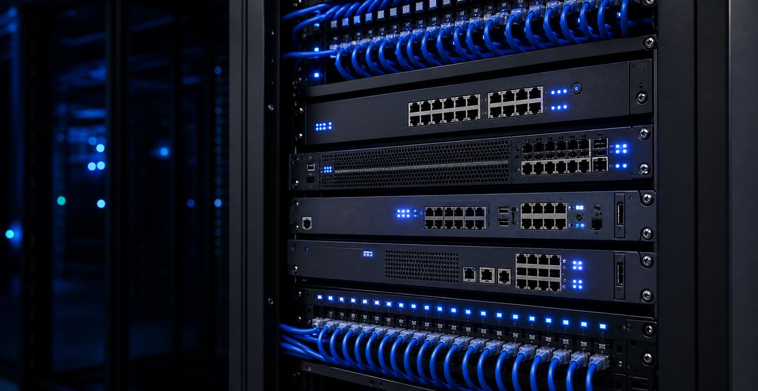 Switches, roteadores e core de rede